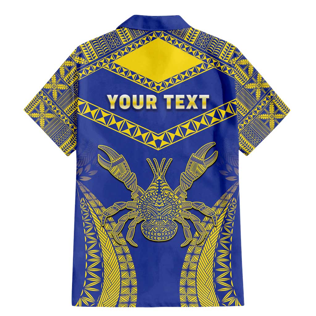 Personalised Niue The Rock Of Polynesia Family Matching Mermaid Dress and Hawaiian Shirt Peniamina Gospel Day Blue Version LT05 - Polynesian Pride