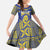 Personalised Niue The Rock Of Polynesia Family Matching Puletasi and Hawaiian Shirt Peniamina Gospel Day Blue Version