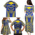 Personalised Niue The Rock Of Polynesia Family Matching Puletasi and Hawaiian Shirt Peniamina Gospel Day Blue Version