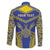 Personalised Niue The Rock Of Polynesia Family Matching Puletasi and Hawaiian Shirt Peniamina Gospel Day Blue Version