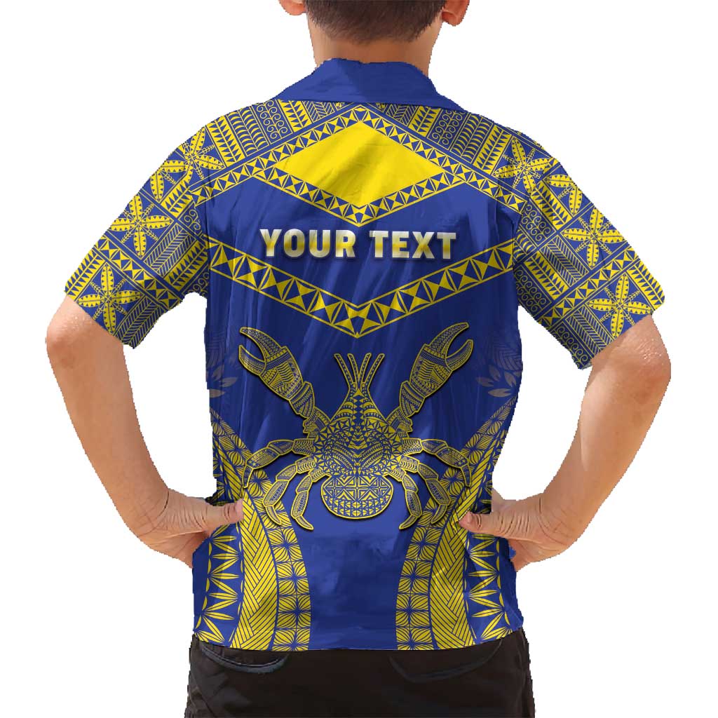 Personalised Niue The Rock Of Polynesia Family Matching Summer Maxi Dress and Hawaiian Shirt Peniamina Gospel Day Blue Version LT05 - Polynesian Pride