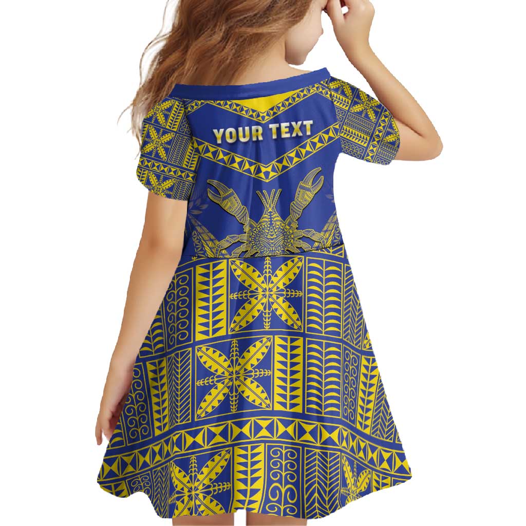 Personalised Niue The Rock Of Polynesia Family Matching Tank Maxi Dress and Hawaiian Shirt Peniamina Gospel Day Blue Version LT05 - Polynesian Pride