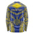 Personalised Niue The Rock Of Polynesia Long Sleeve Shirt Peniamina Gospel Day Blue Version