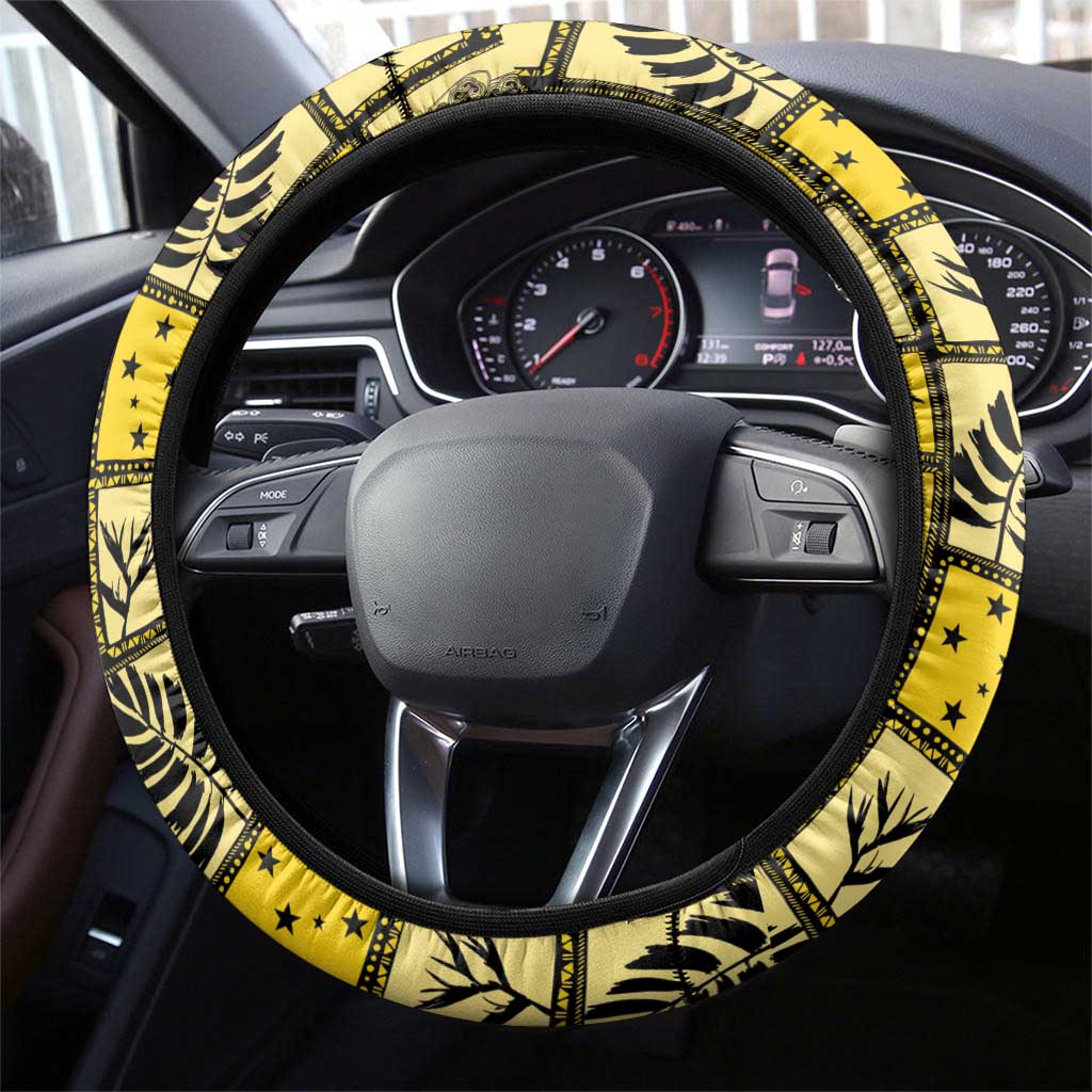 Papua New Guinea Retro Christmas Steering Wheel Cover Hamamas Krismas LT05 - Polynesian Pride