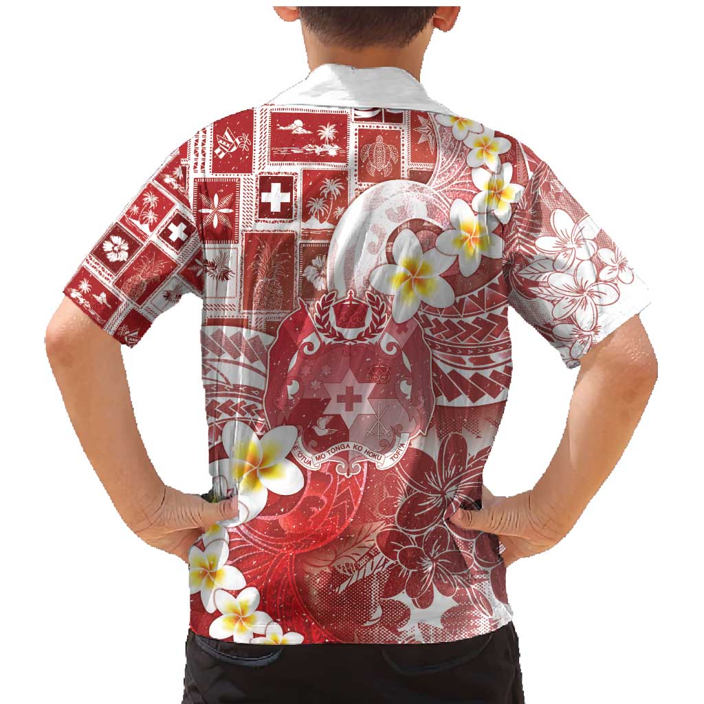 Tonga Christmas Family Matching Mermaid Dress and Hawaiian Shirt Kilisimasi Fiefia Retro Style Red - Polynesian Pride