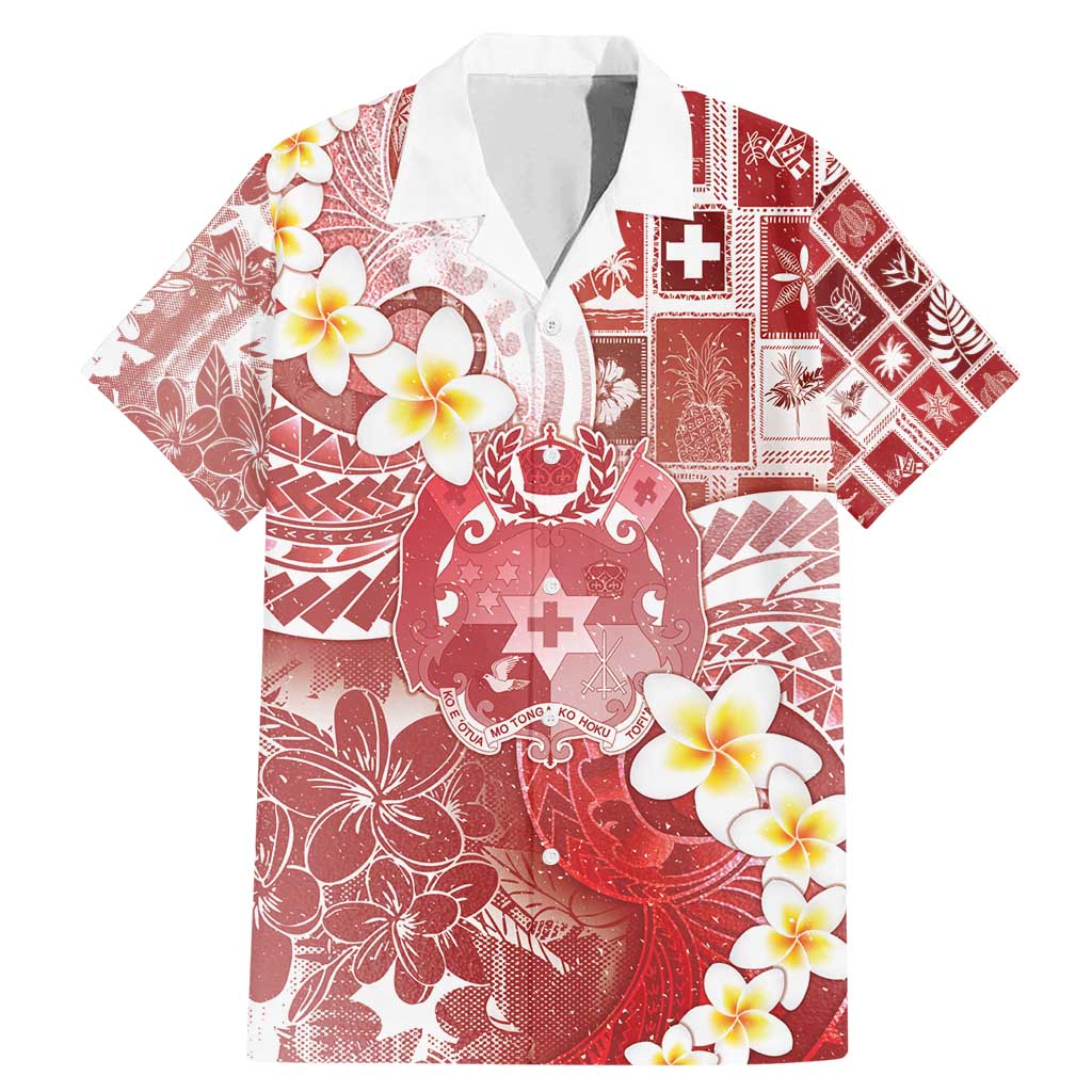 Tonga Christmas Family Matching Mermaid Dress and Hawaiian Shirt Kilisimasi Fiefia Retro Style Red - Polynesian Pride