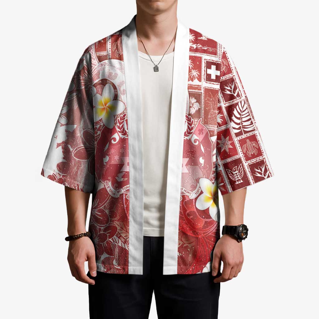 Tonga Christmas Kimono Kilisimasi Fiefia Retro Style Red - Polynesian Pride