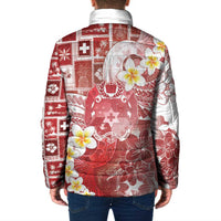 Tonga Christmas Padded Jacket Kilisimasi Fiefia Retro Style Red - Polynesian Pride