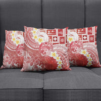 Tonga Christmas Pillow Cover Kilisimasi Fiefia Retro Style Red - Polynesian Pride