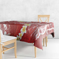 Tonga Christmas Tablecloth Kilisimasi Fiefia Retro Style Red - Polynesian Pride