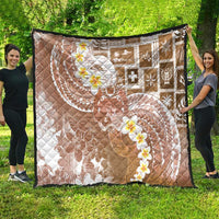 Tonga Christmas Quilt Kilisimasi Fiefia Retro Style Brown - Polynesian Pride