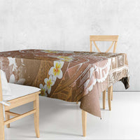 Tonga Christmas Tablecloth Kilisimasi Fiefia Retro Style Brown - Polynesian Pride