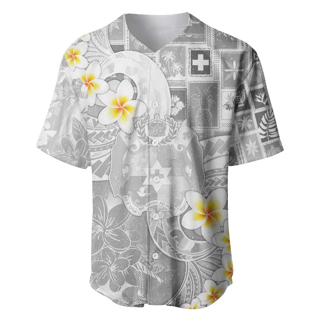 Tonga Christmas Baseball Jersey Kilisimasi Fiefia Retro Style White - Polynesian Pride