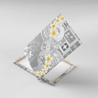 Tonga Christmas Canvas Wall Art Kilisimasi Fiefia Retro Style White - Polynesian Pride
