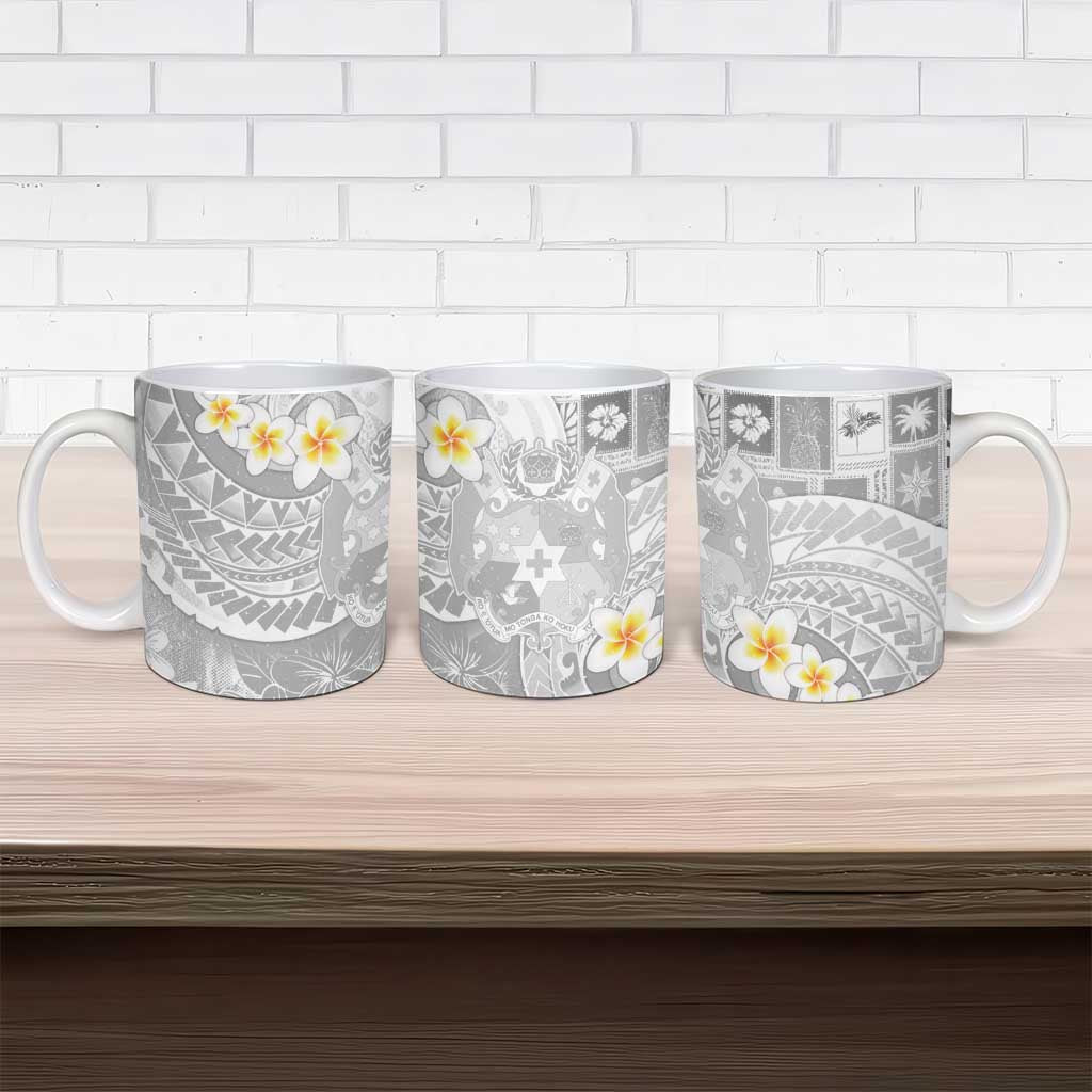 Tonga Christmas Ceramic Mug Kilisimasi Fiefia Retro Style White - Polynesian Pride
