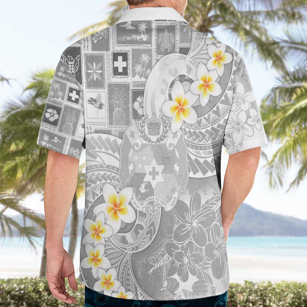 Tonga Christmas Hawaiian Shirt Kilisimasi Fiefia Retro Style White - Polynesian Pride