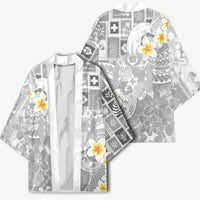 Tonga Christmas Kimono Kilisimasi Fiefia Retro Style White - Polynesian Pride