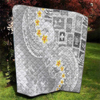 Tonga Christmas Quilt Kilisimasi Fiefia Retro Style White - Polynesian Pride
