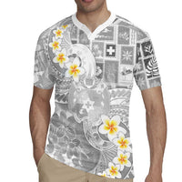 Tonga Christmas Rugby Jersey Kilisimasi Fiefia Retro Style White - Polynesian Pride