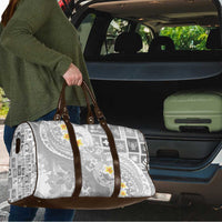 Tonga Christmas Travel Bag Kilisimasi Fiefia Retro Style White - Polynesian Pride