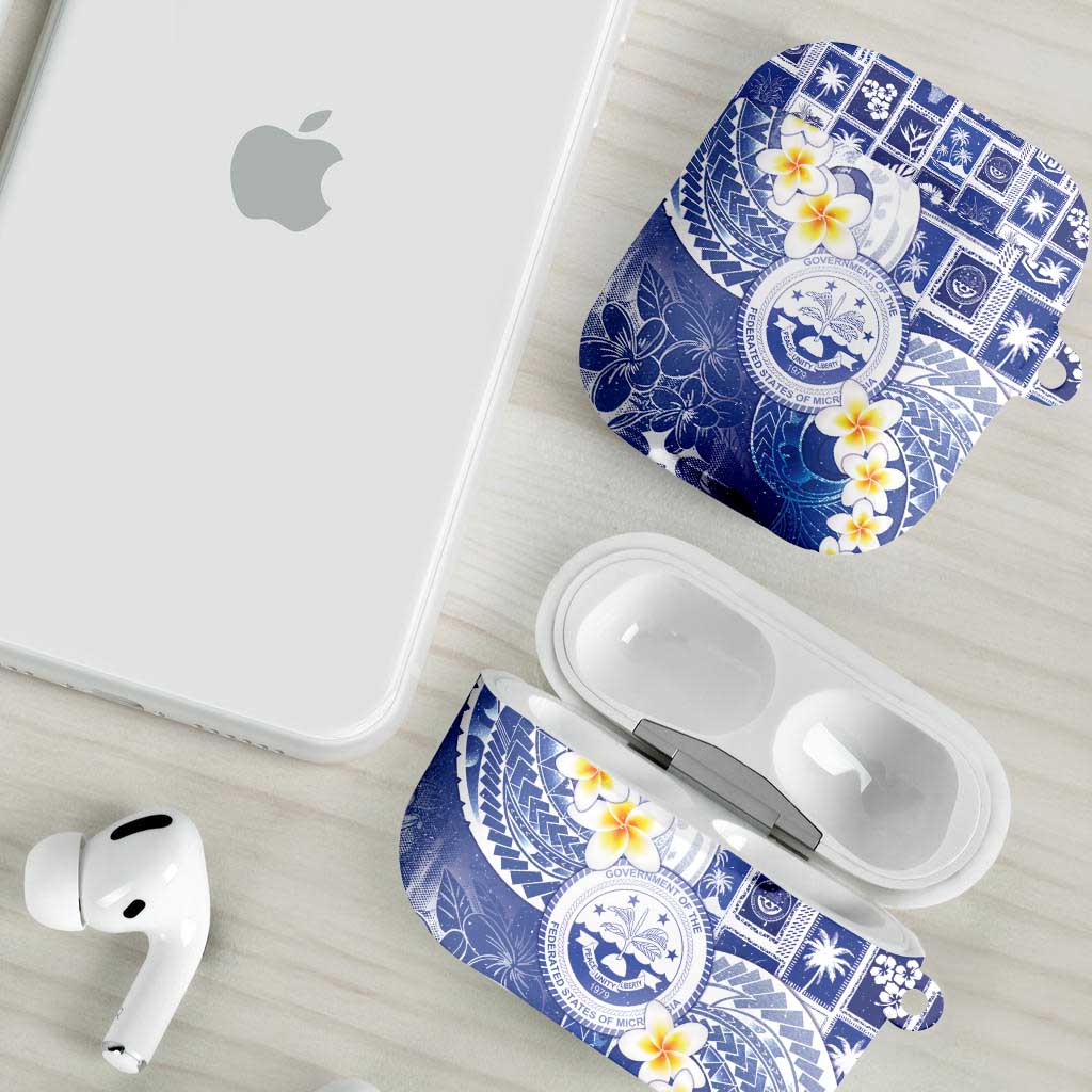 Federated States Of Micronesia Christmas AirPods Case Retro Style Bright Version - Polynesian Pride