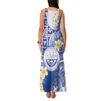 Federated States Of Micronesia Christmas Family Matching Tank Maxi Dress and Hawaiian Shirt Retro Style Bright Version LT05 - Polynesian Pride