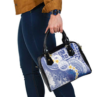 Federated States Of Micronesia Christmas Shoulder Handbag Retro Style Bright Version - Polynesian Pride