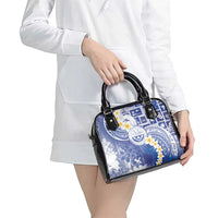Federated States Of Micronesia Christmas Shoulder Handbag Retro Style Bright Version - Polynesian Pride