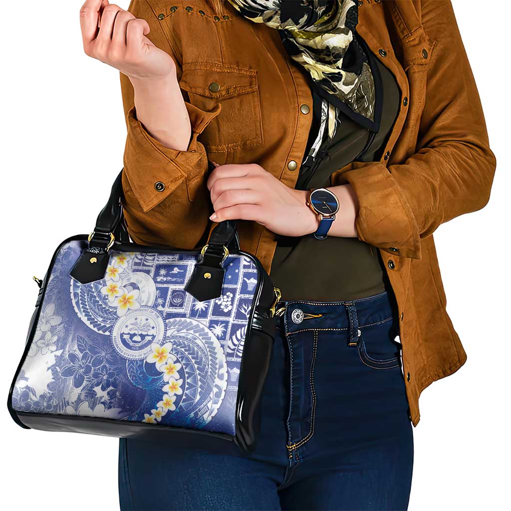 Federated States Of Micronesia Christmas Shoulder Handbag Retro Style Bright Version - Polynesian Pride