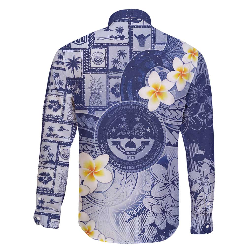 Federated States Of Micronesia Christmas Family Matching Mermaid Dress and Hawaiian Shirt Retro Style Dark Version LT05 - Polynesian Pride