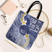 Federated States Of Micronesia Christmas Tote Bag Retro Style Dark Version - Polynesian Pride