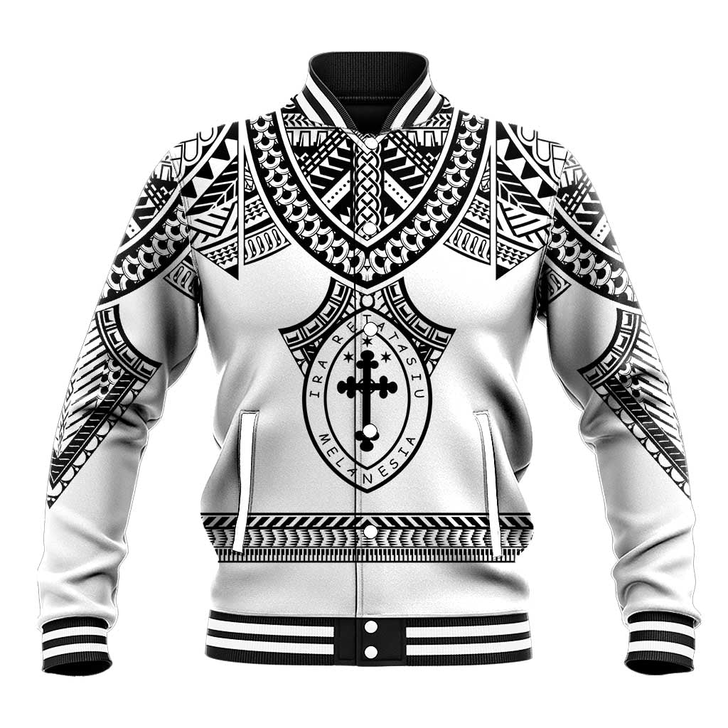 Personalised Melanesian Brotherhood Baseball Jacket With Tribal Pattern - Polynesian Pride
