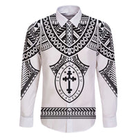Personalised Melanesian Brotherhood Family Matching Puletasi and Hawaiian Shirt With Tribal Pattern - Polynesian Pride