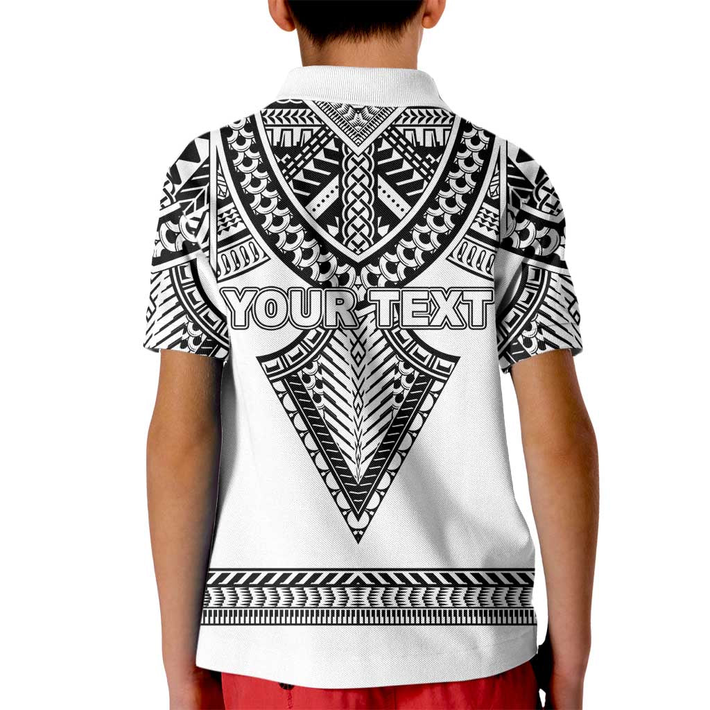 Personalised Melanesian Brotherhood Kid Polo Shirt With Tribal Pattern - Polynesian Pride