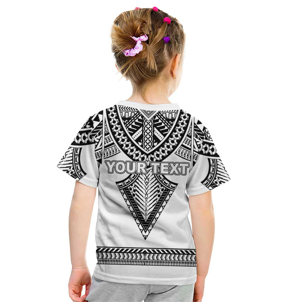 Personalised Melanesian Brotherhood Kid T Shirt With Tribal Pattern - Polynesian Pride