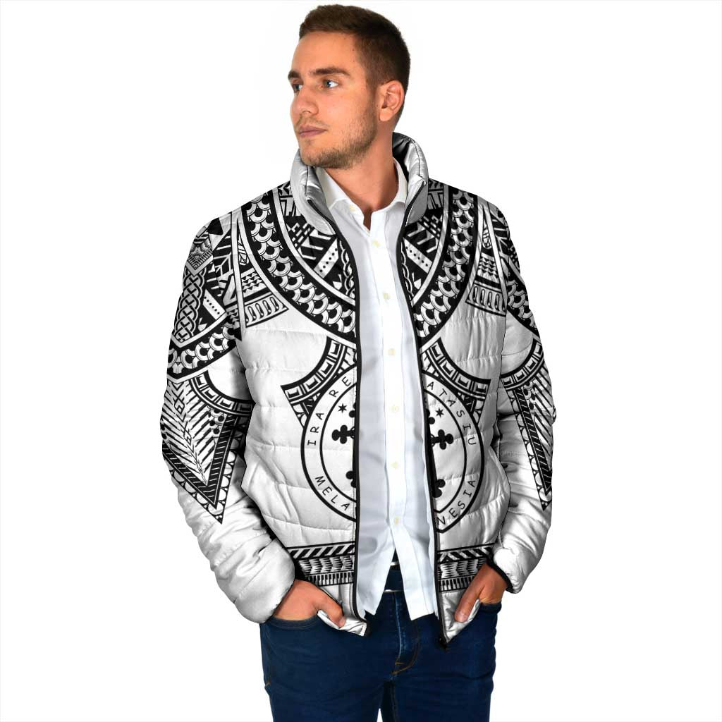 Personalised Melanesian Brotherhood Padded Jacket With Tribal Pattern - Polynesian Pride