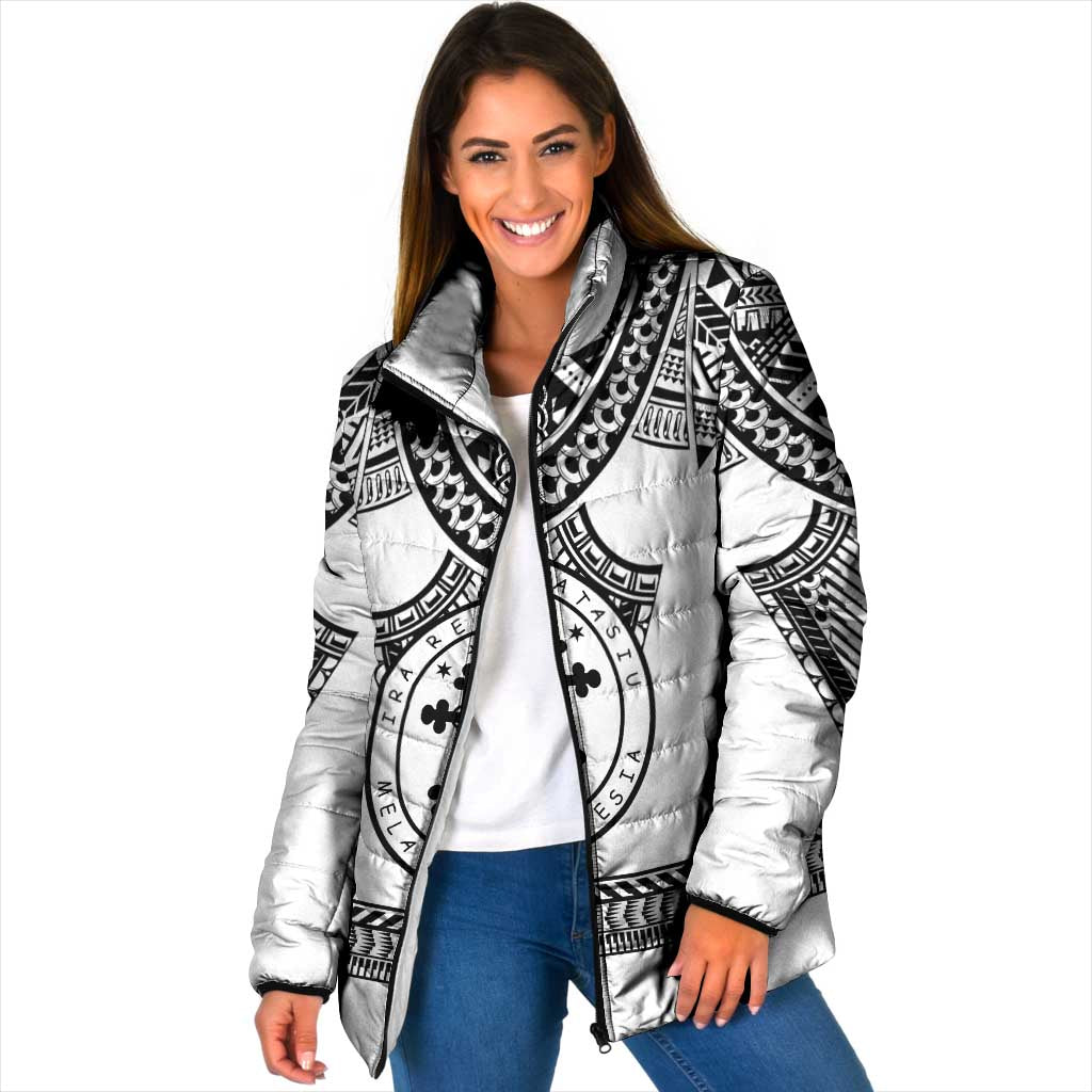 Personalised Melanesian Brotherhood Padded Jacket With Tribal Pattern - Polynesian Pride