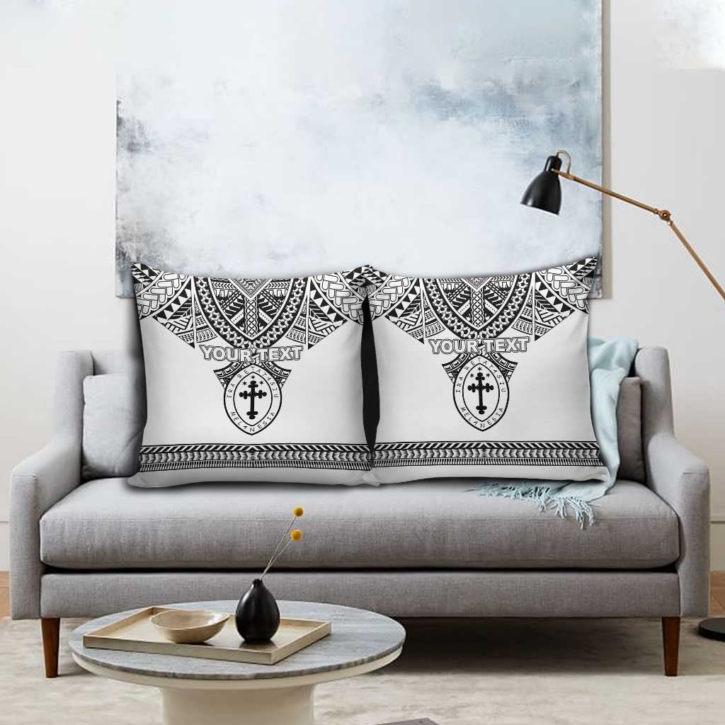 Personalised Melanesian Brotherhood Pillow Cover With Tribal Pattern - Polynesian Pride
