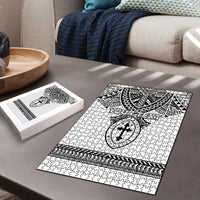 Personalised Melanesian Brotherhood Puzzle With Tribal Pattern - Polynesian Pride
