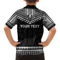 Personalised Melanesian Brotherhood Family Matching Off The Shoulder Long Sleeve Dress and Hawaiian Shirt Ministry Faith And Mission LT05 - Polynesian Pride