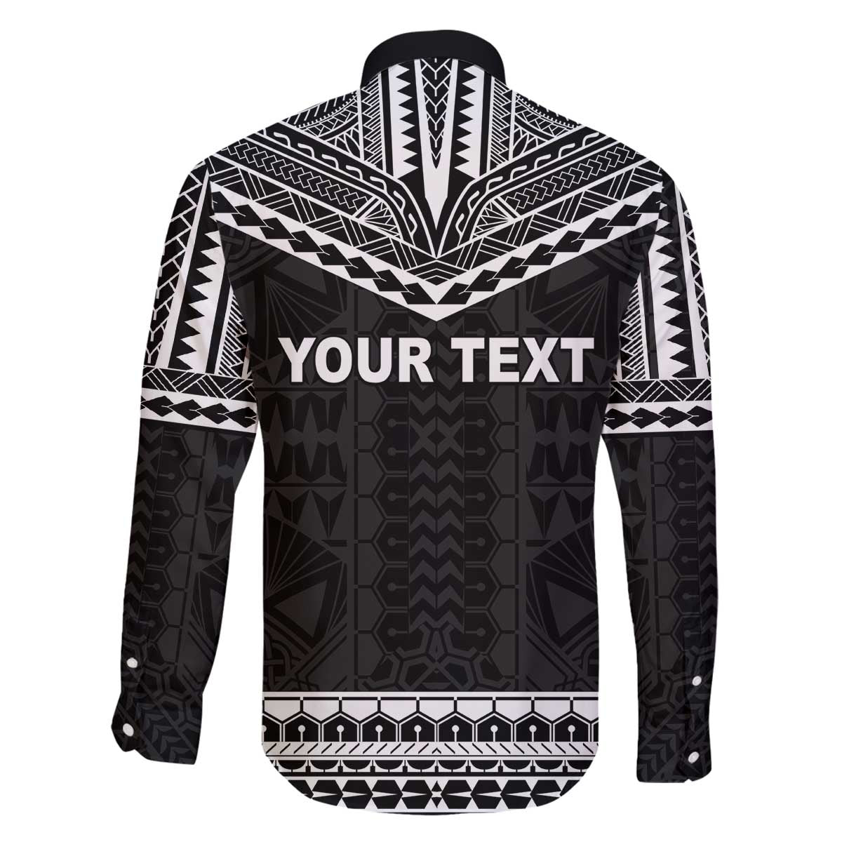 Personalised Melanesian Brotherhood Family Matching Off The Shoulder Long Sleeve Dress and Hawaiian Shirt Ministry Faith And Mission LT05 - Polynesian Pride