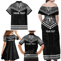 Personalised Melanesian Brotherhood Family Matching Off Shoulder Maxi Dress and Hawaiian Shirt Ministry Faith And Mission LT05 - Polynesian Pride