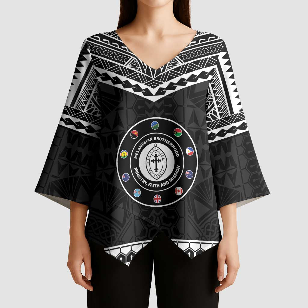 Personalised Melanesian Brotherhood Kimono Sleeve Blouse Ministry Faith And Mission - Polynesian Pride