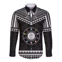Personalised Melanesian Brotherhood Long Sleeve Button Shirt Ministry Faith And Mission - Polynesian Pride