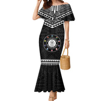 Personalised Melanesian Brotherhood Mermaid Dress Ministry Faith And Mission LT05 Women Black - Polynesian Pride