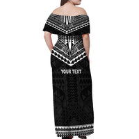 Personalised Melanesian Brotherhood Off Shoulder Maxi Dress Ministry Faith And Mission - Polynesian Pride