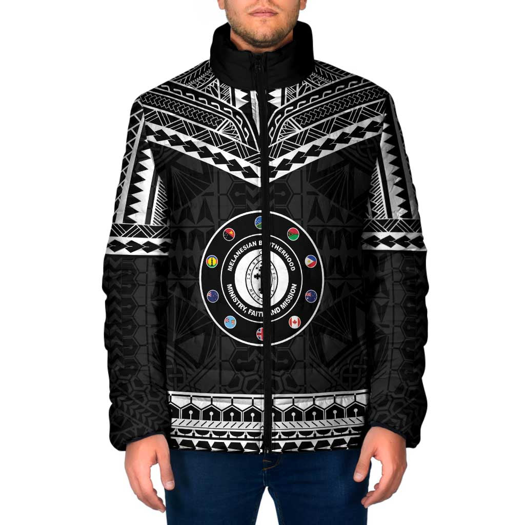 Personalised Melanesian Brotherhood Padded Jacket Ministry Faith And Mission - Polynesian Pride
