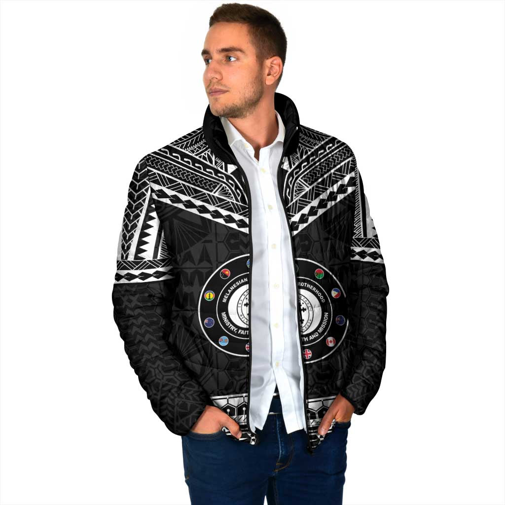 Personalised Melanesian Brotherhood Padded Jacket Ministry Faith And Mission - Polynesian Pride