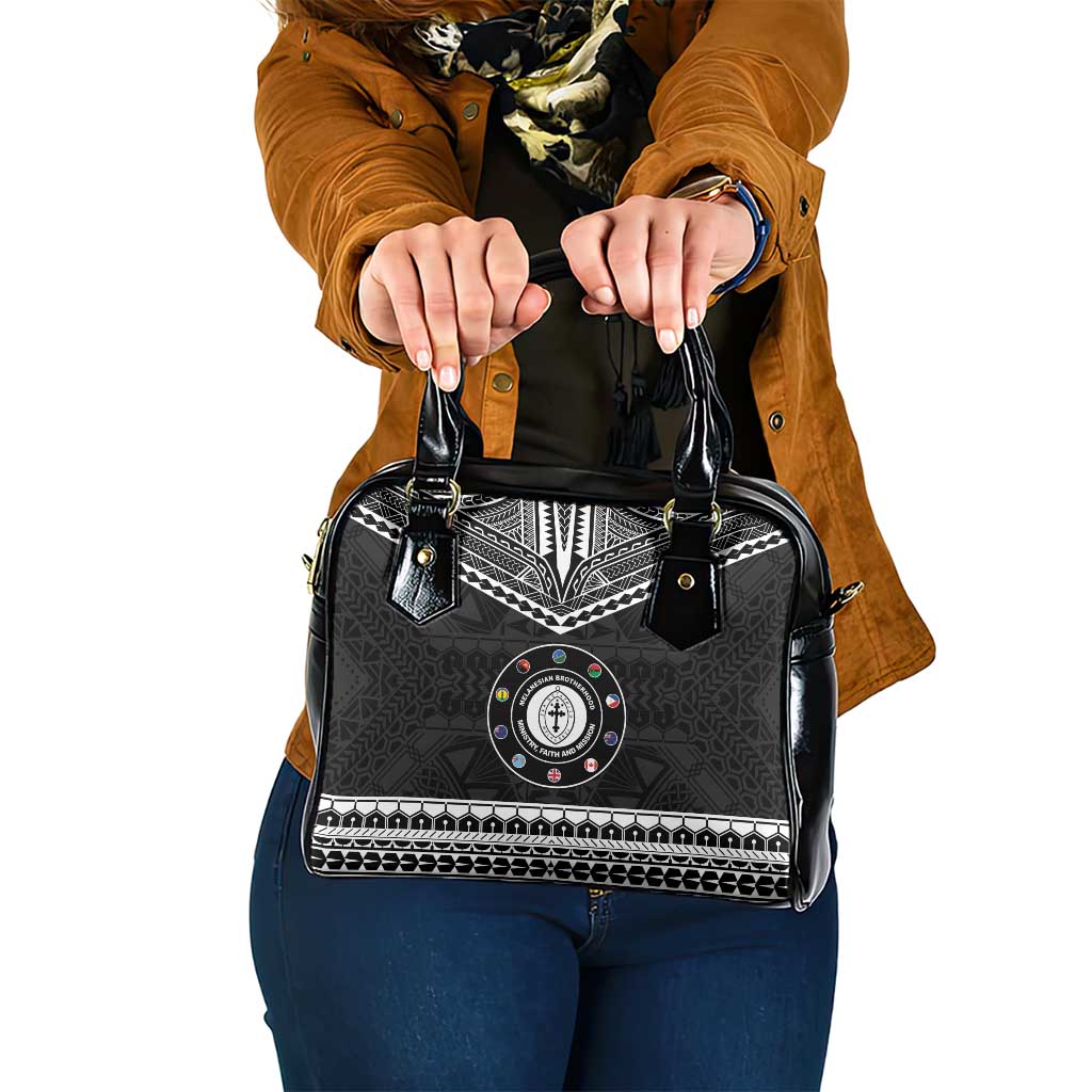 Melanesian Brotherhood Shoulder Handbag Ministry Faith And Mission LT05 One Size Black - Polynesian Pride