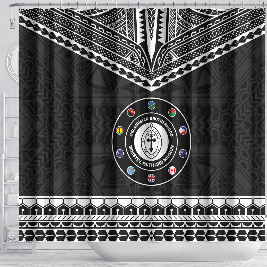 Melanesian Brotherhood Shower Curtain Ministry Faith And Mission - Polynesian Pride